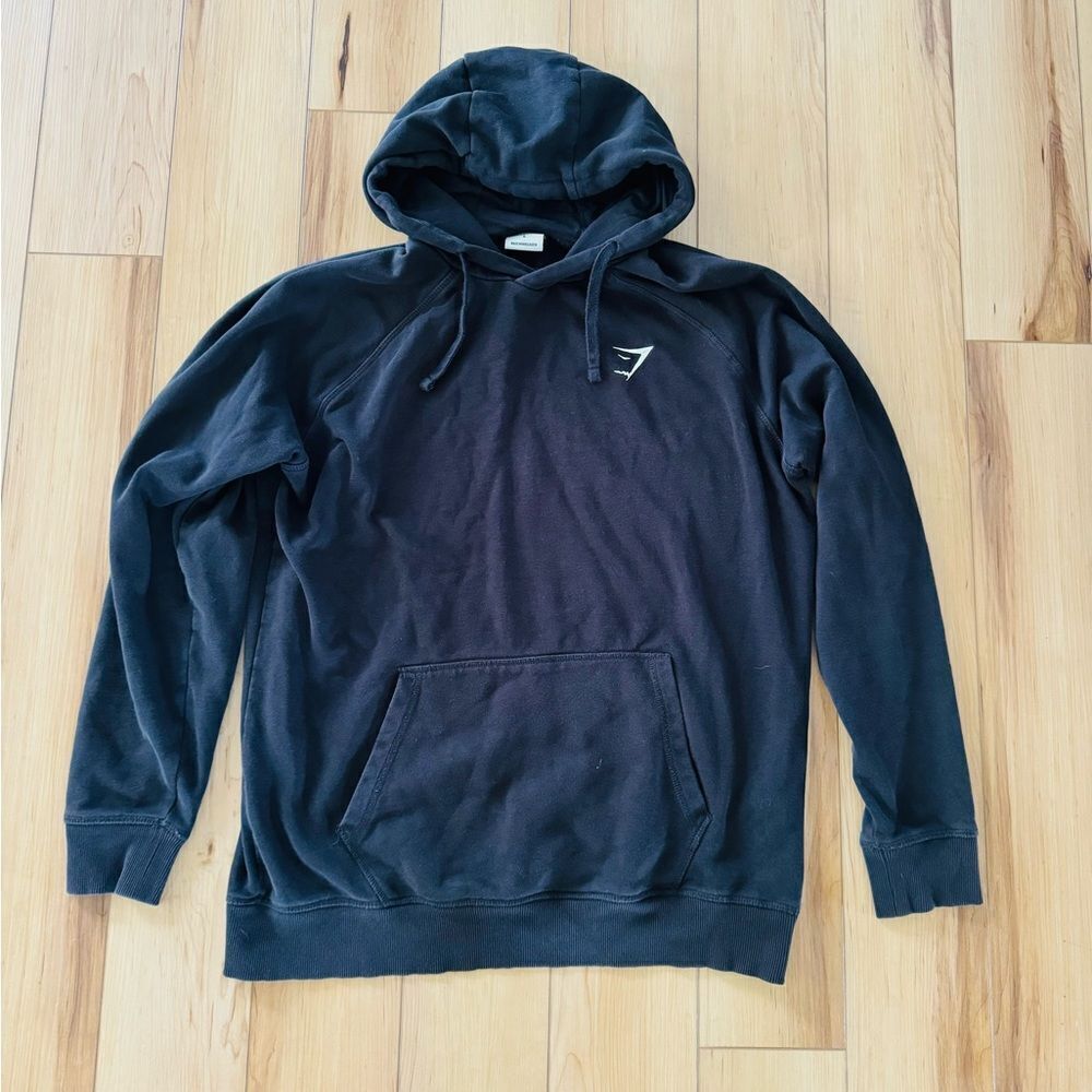 Gymshark Black Pullover Hoodie Mens L